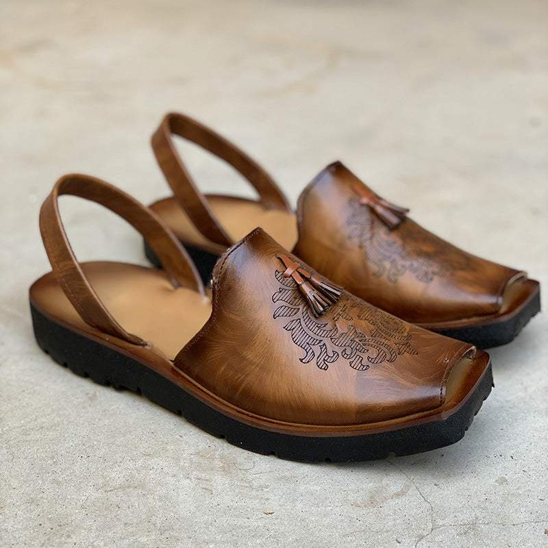 Hand Stitched Leather Unique Kheri