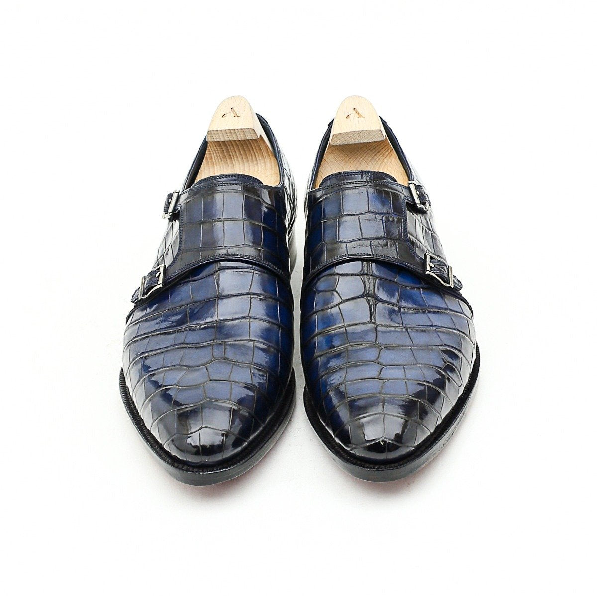 Double Monk Strap Maxim in Alligator