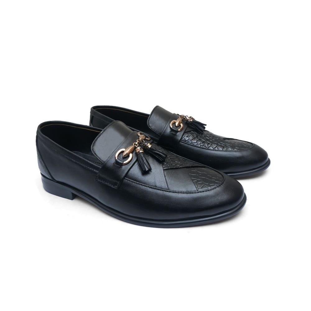 LE Pure Leather Handmade Unique Black-114