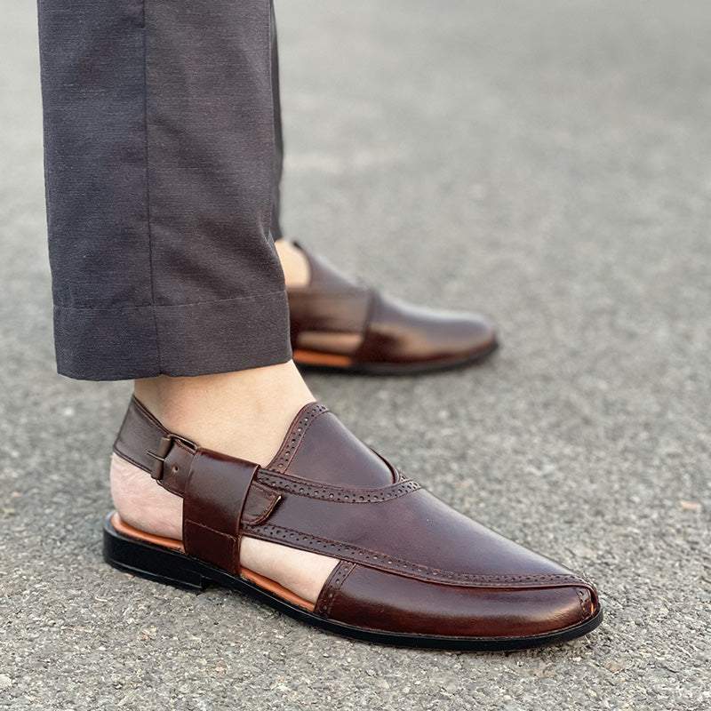 Degora Pure Leather Handmade Kheri/Peshawari Chappal-174