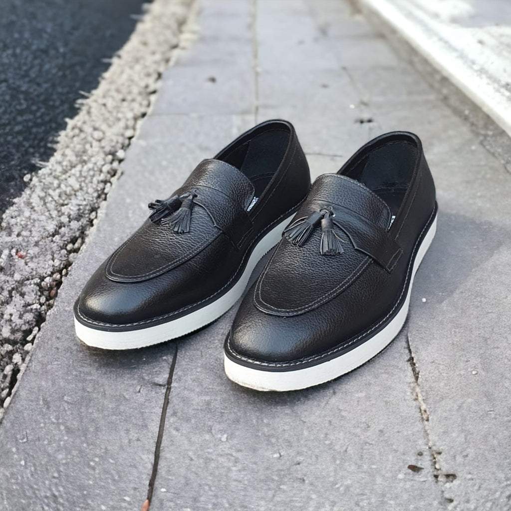 Degora Pure Leather Handmade Shoes- 2422 Black