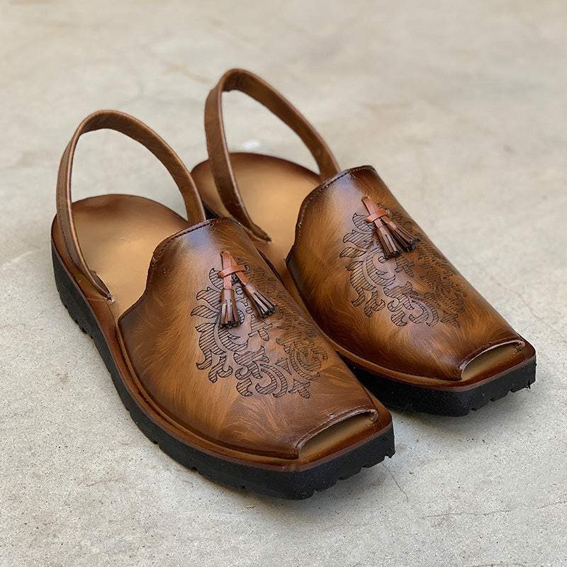 Hand Stitched Leather Unique Kheri