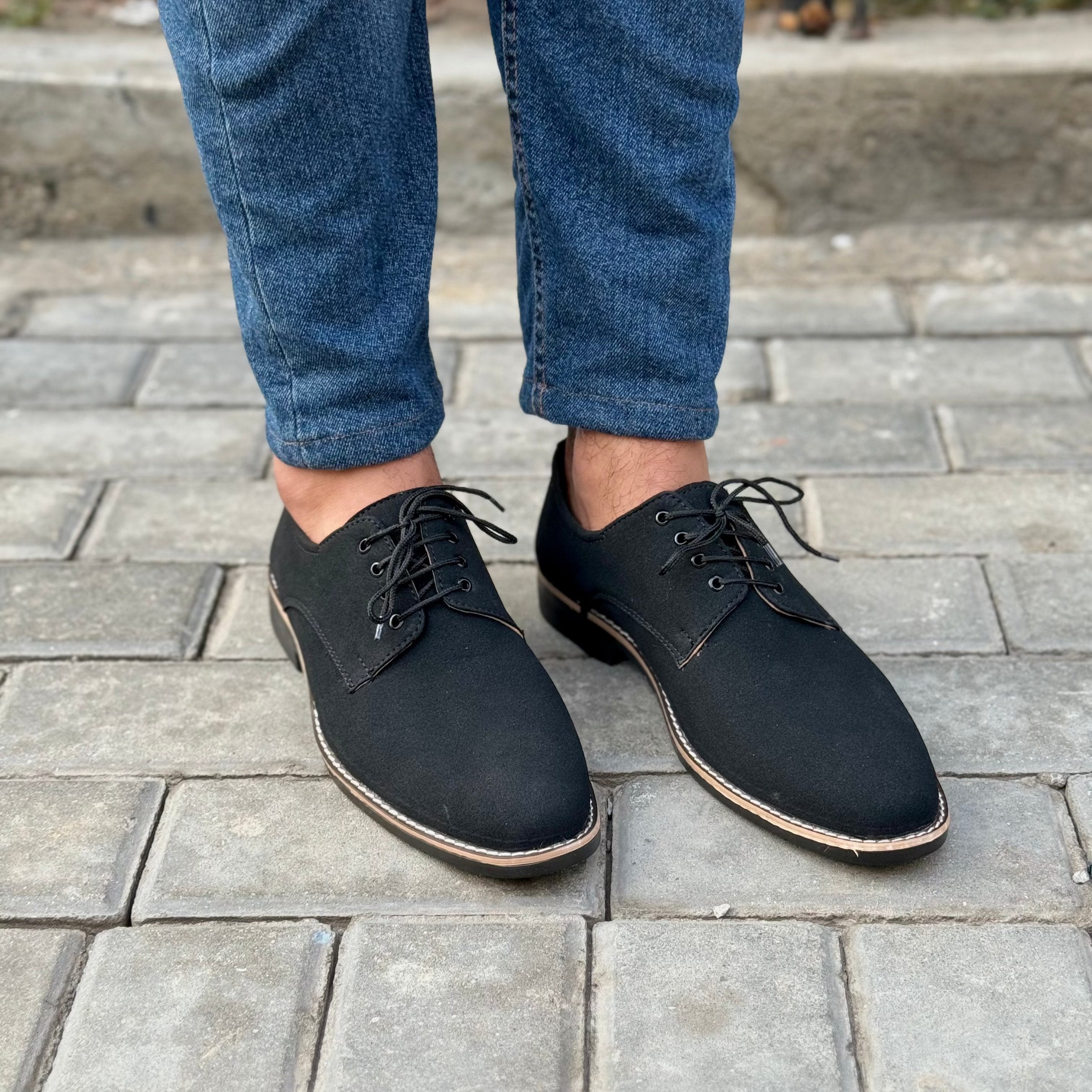 Handmade Sueded Lace Shoes
