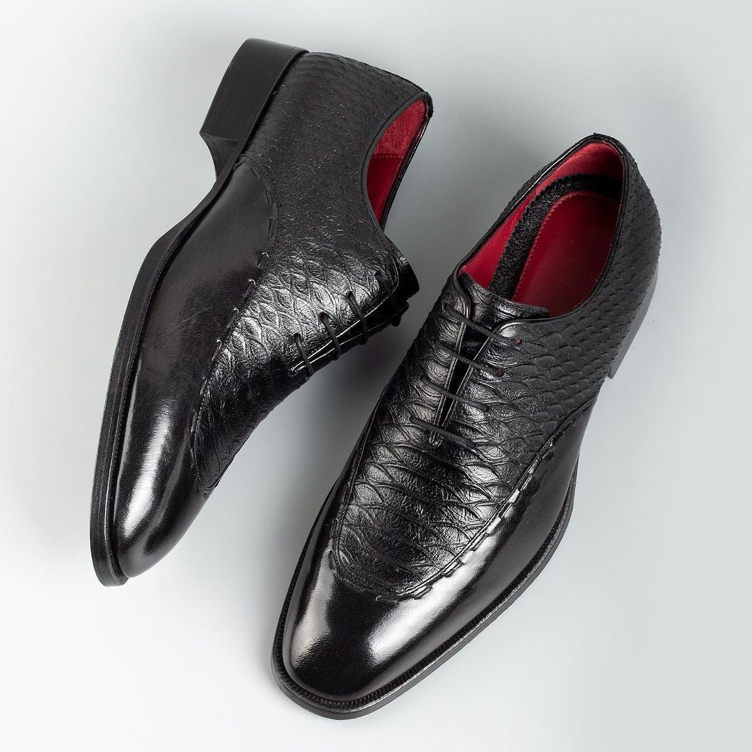 FUJI Oxford Calf Double Leather Shoes
