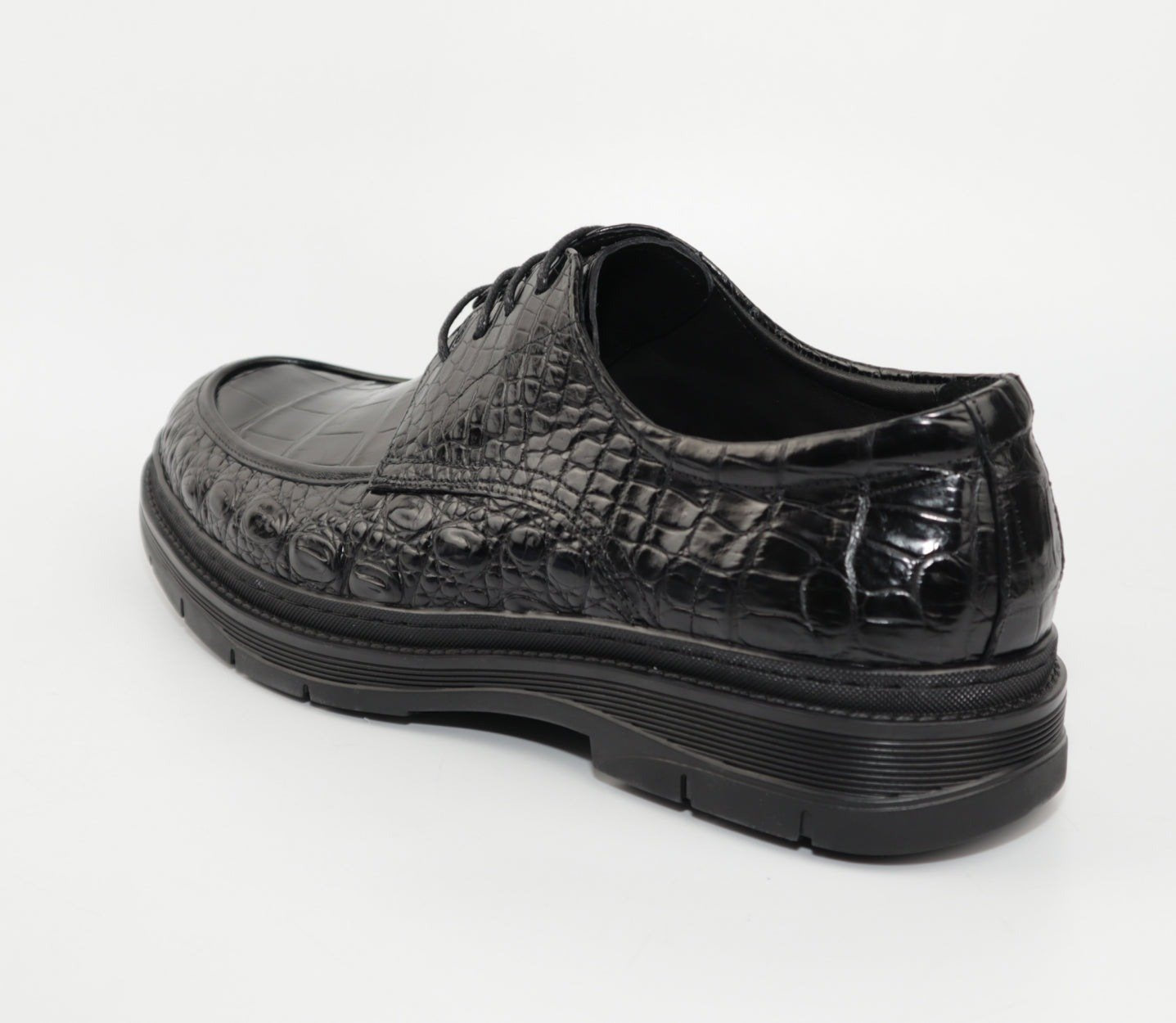 Men's Shoes Genuine Crocodile Alligator Skin Leather Handmade