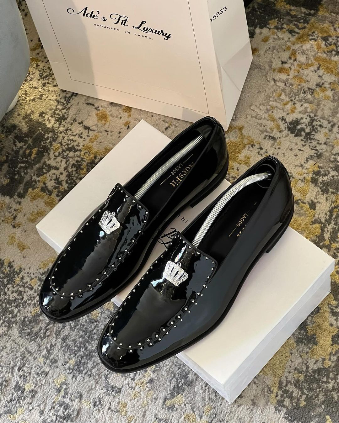 Calf Leather Moccasin Studs