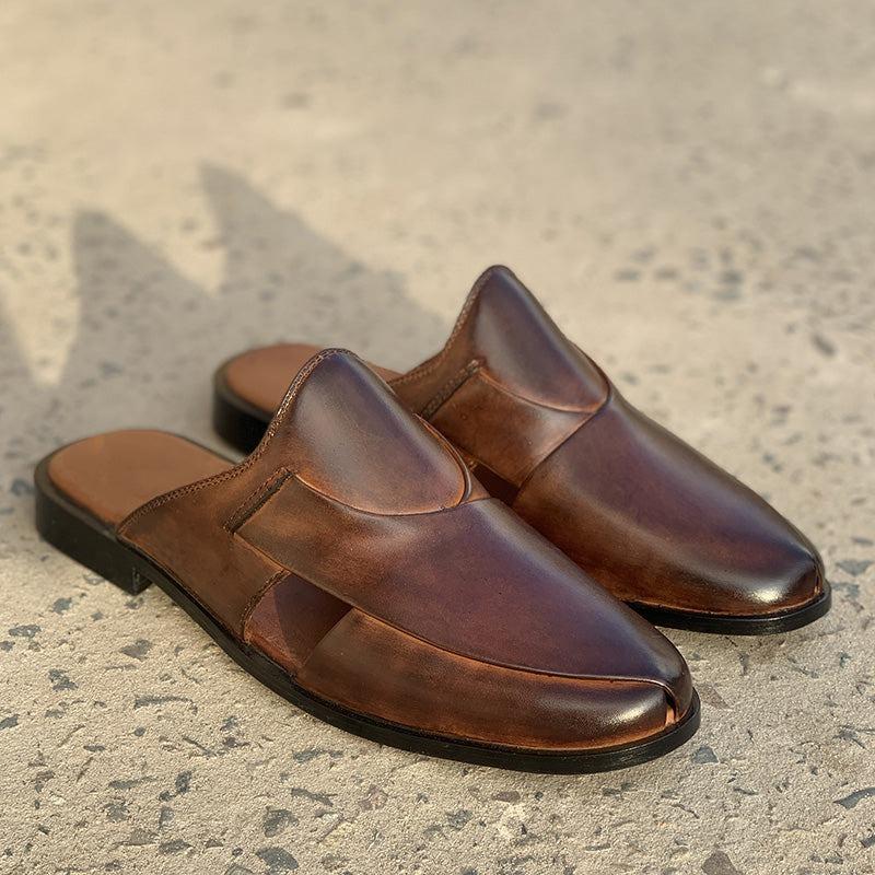 The Vintage Leather Mule SS-172
