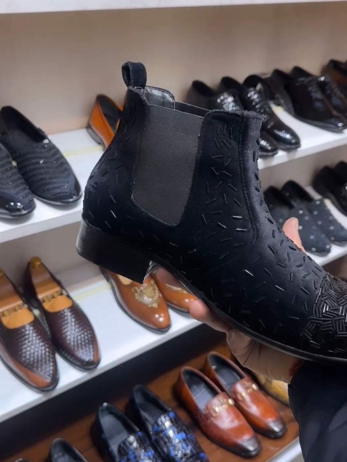 Pure Italian Suede Chelsea Boots