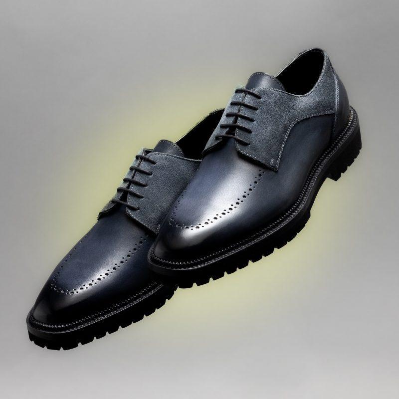 Derby Shoe with Rubber Commando Sole