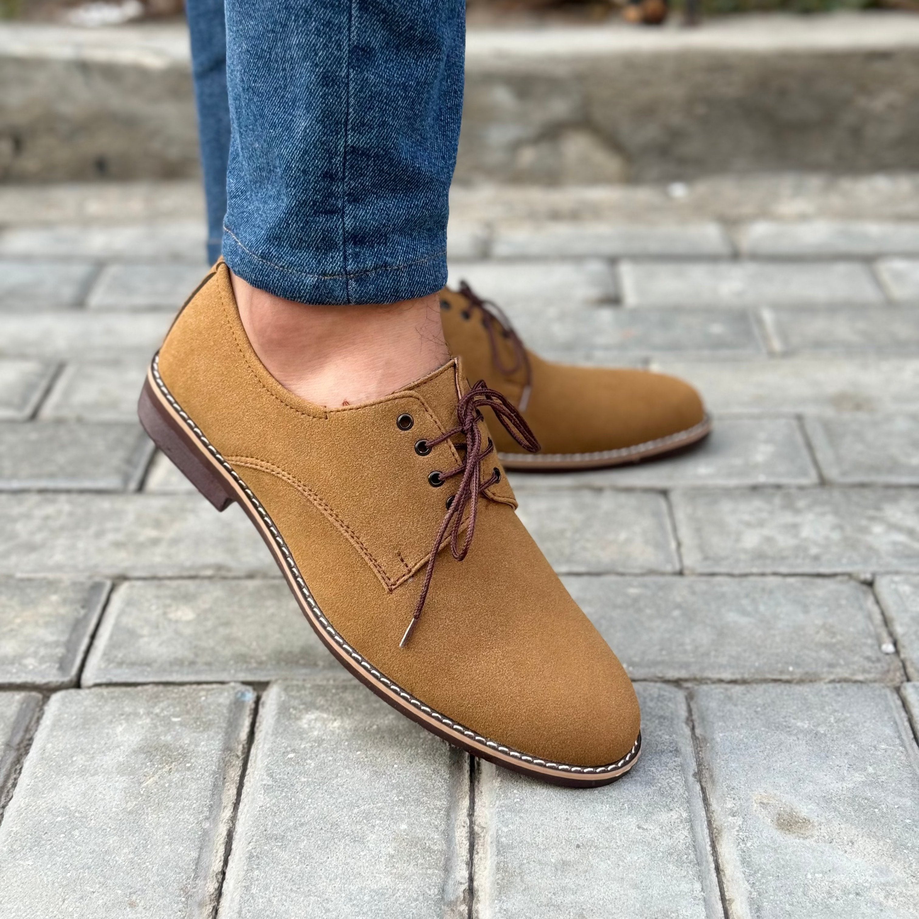 Handmade Sueded Lace Shoes