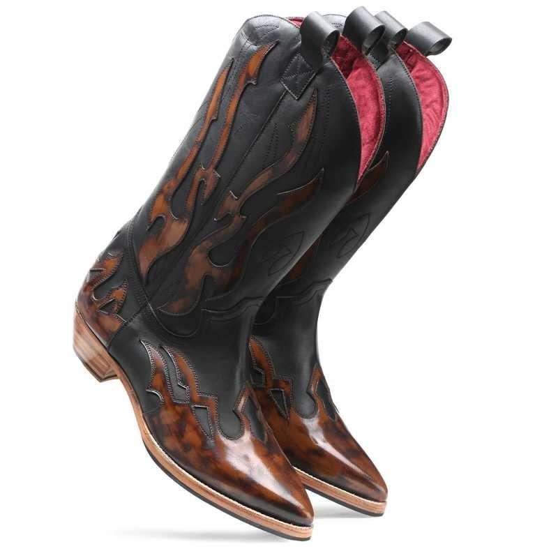 Oniell Handpainted Cowboy Boots