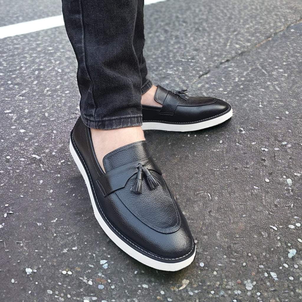 Degora Pure Leather Handmade Shoes- 2422 Black