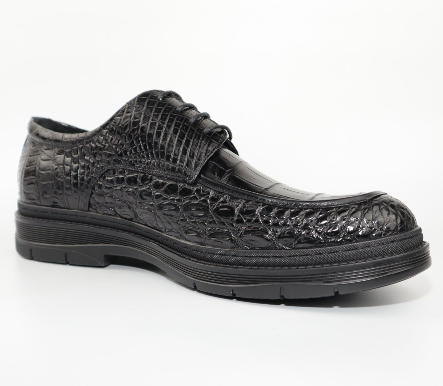 Men's Shoes Genuine Crocodile Alligator Skin Leather Handmade