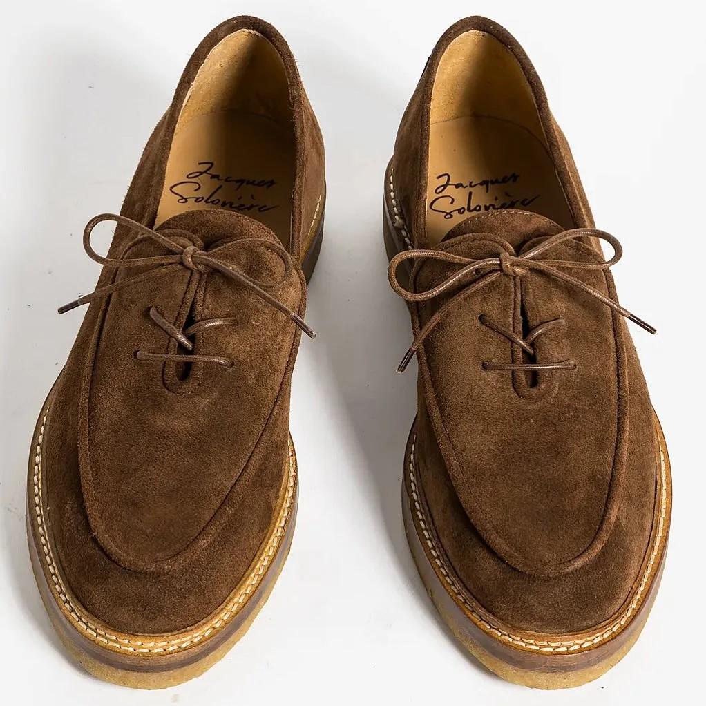 Shoes Latte Suede All Over