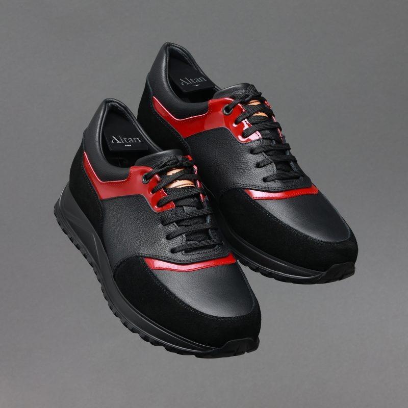Sneaker Kost in Calf leather, tri-materials