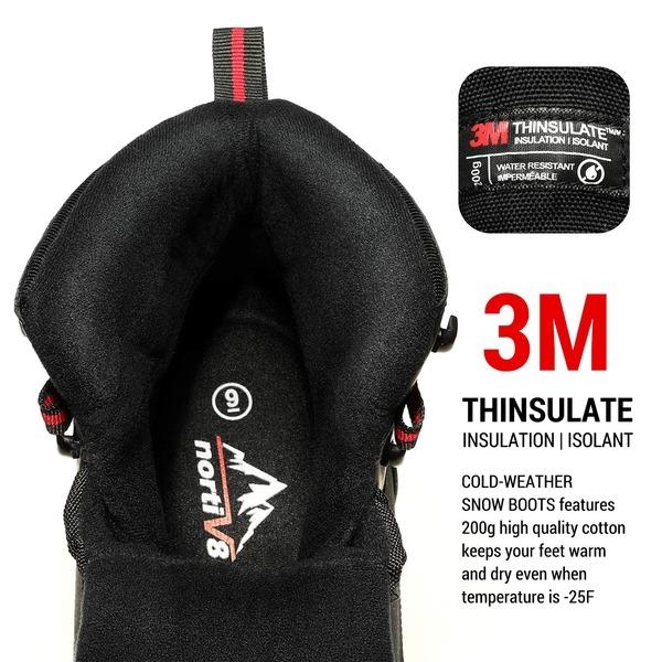 Men's Waterproof Snow Hiking Boots