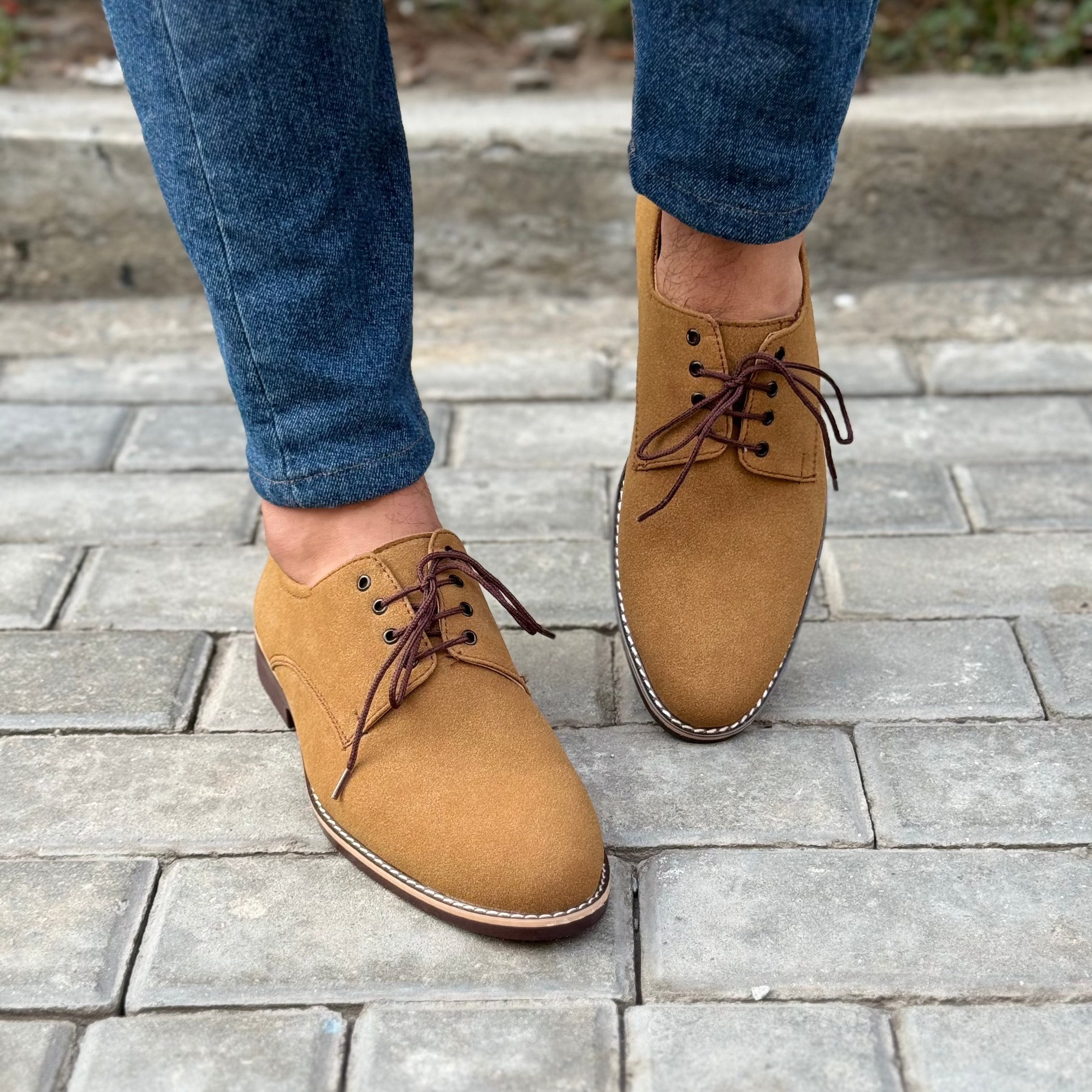 Handmade Sueded Lace Shoes