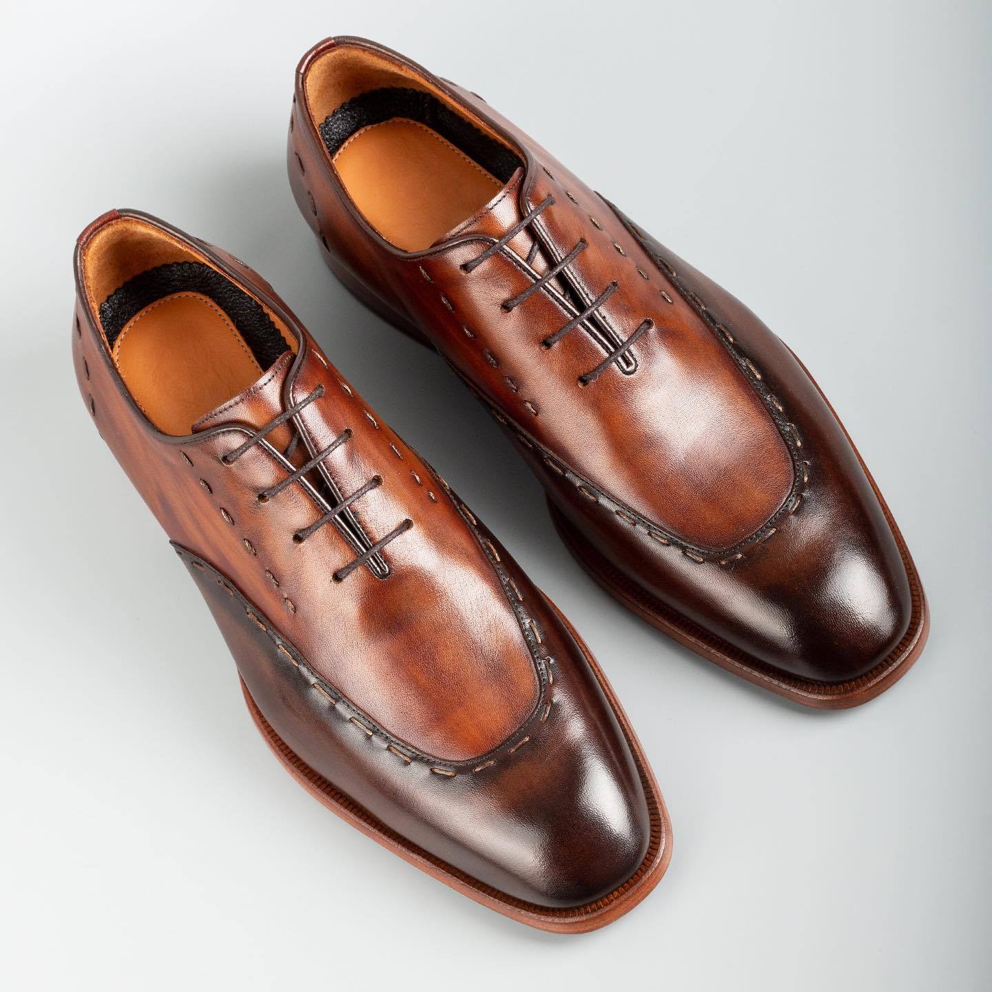 Top-Grain Calf Leather Dress Shoes