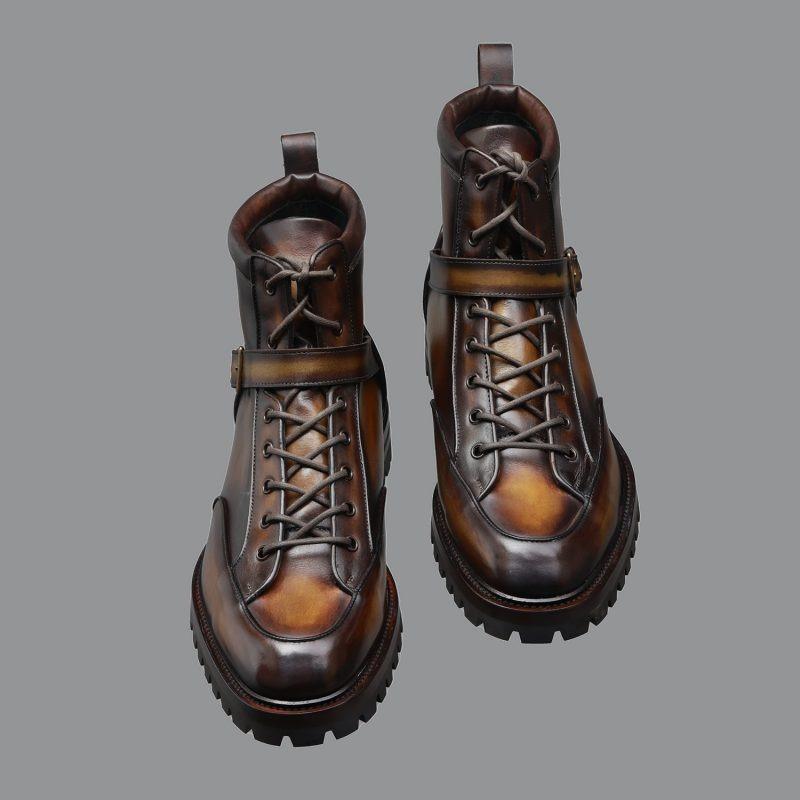 Kubilaï Boots St Moritz Sole, Tabacco Brown