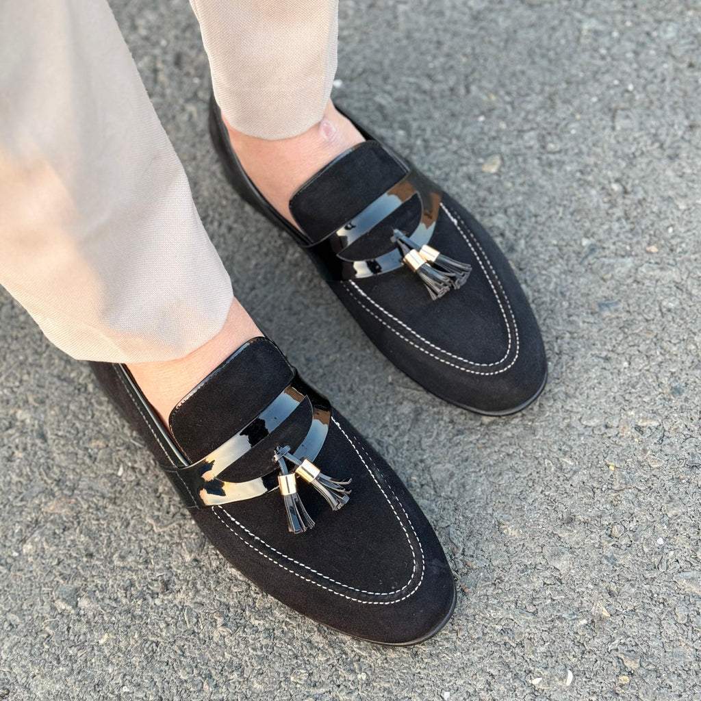 The Brocks Tussel Loafer- 2454 Black