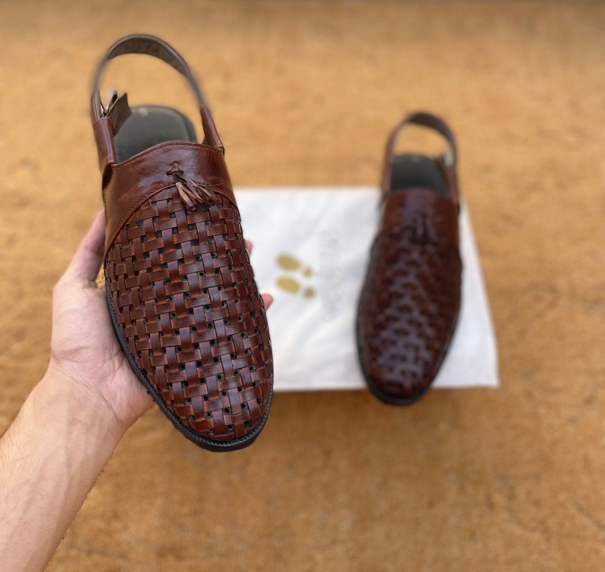 LE Pure Leather Handmade Vintage Brown-9225