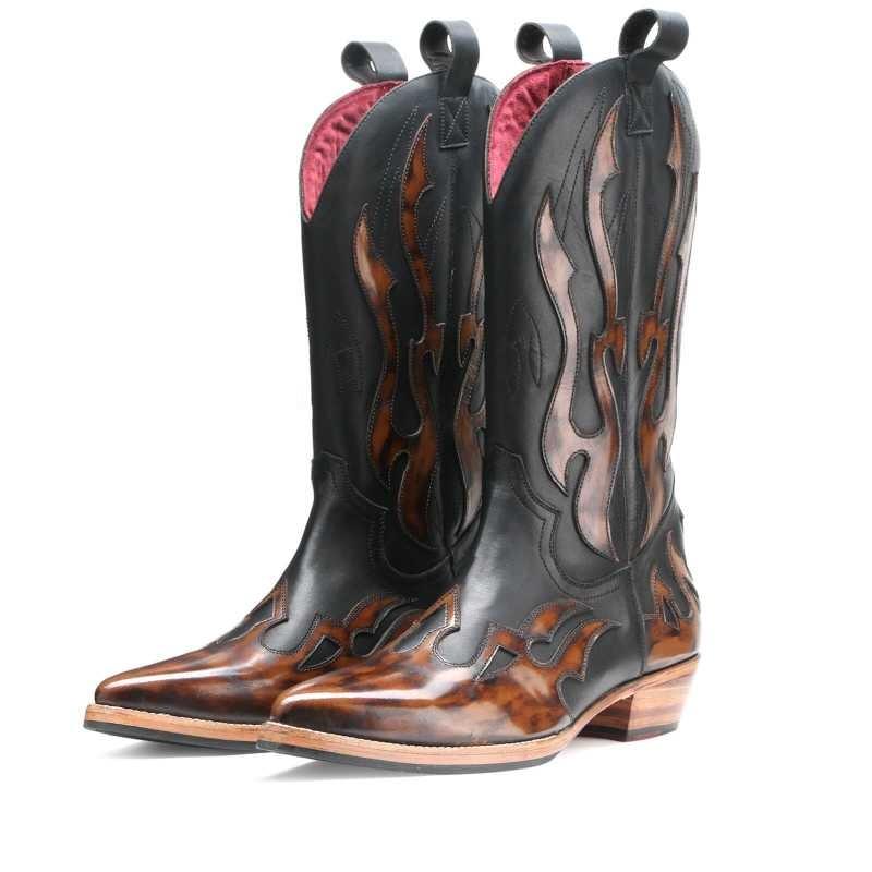 Oniell Handpainted Cowboy Boots
