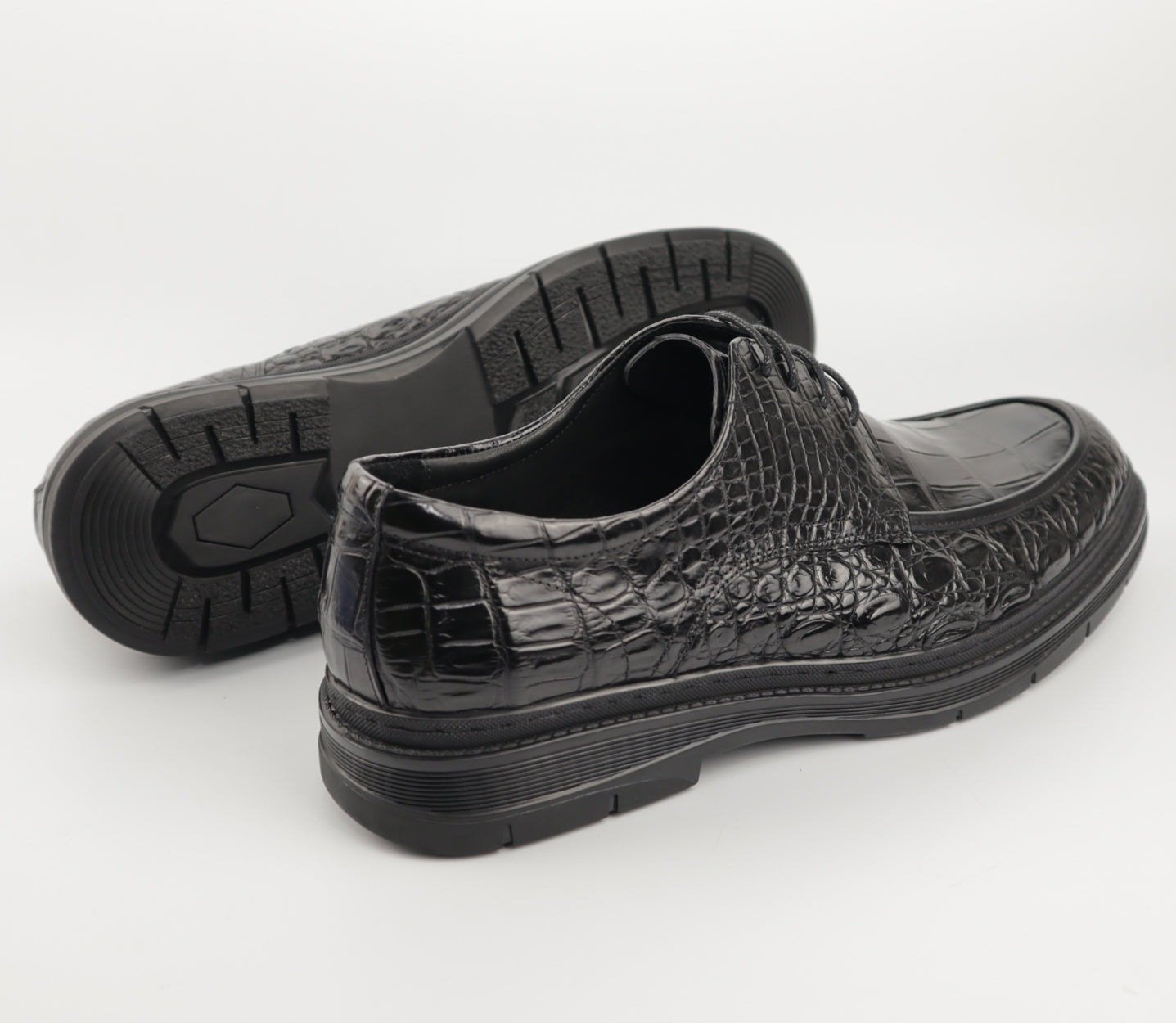 Men's Shoes Genuine Crocodile Alligator Skin Leather Handmade