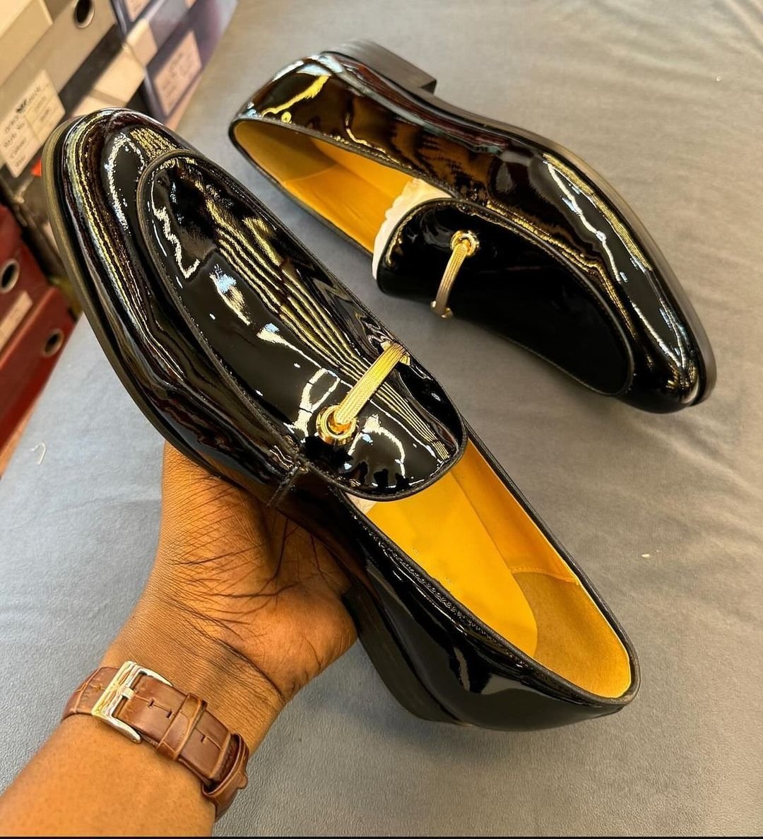 Pure Leather Handmade Shoes-141