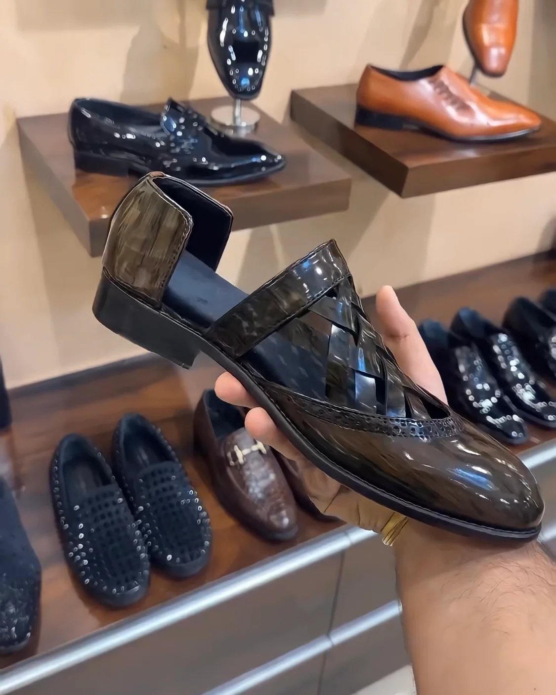 The Authentic Patina Braided Sandals