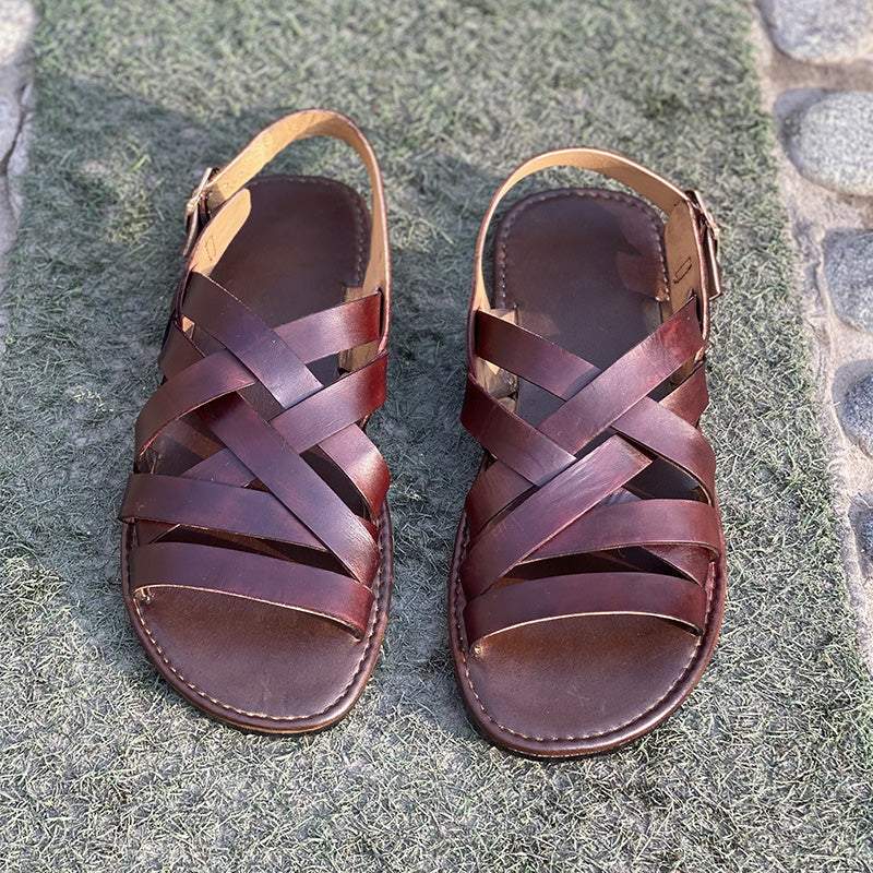 The Slingback Leather Sandal