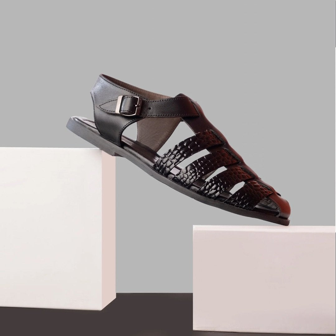 LE Pure Leather Handmade Sandals -S0153