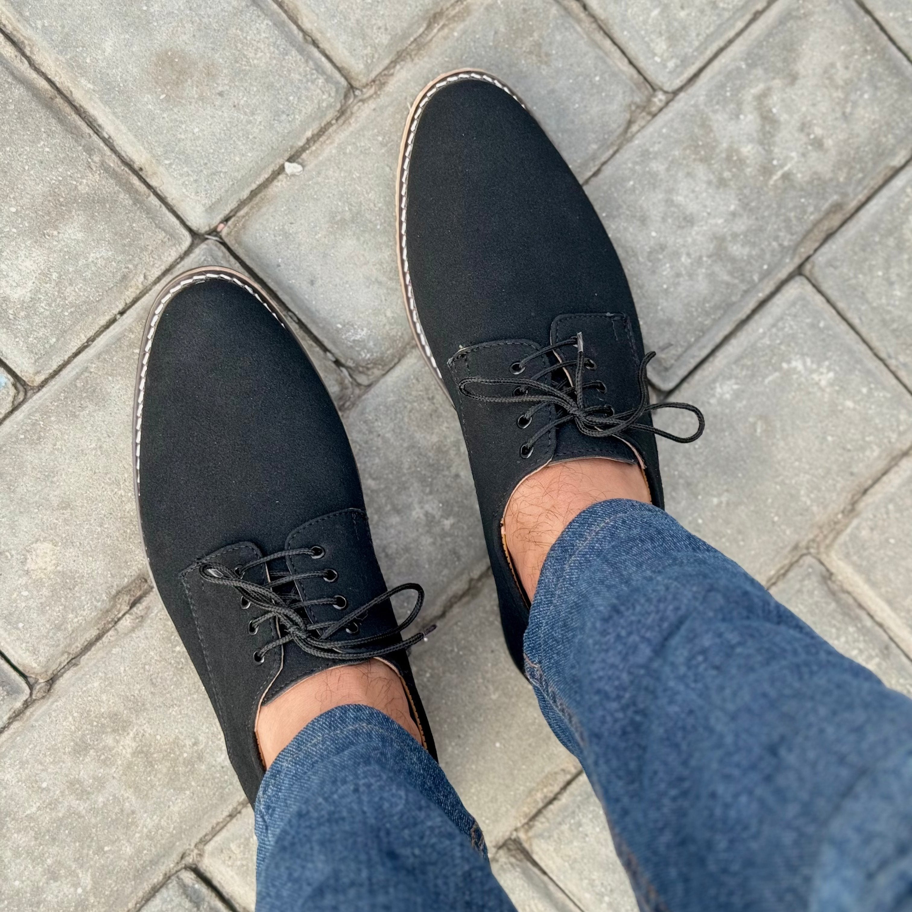 Handmade Sueded Lace Shoes