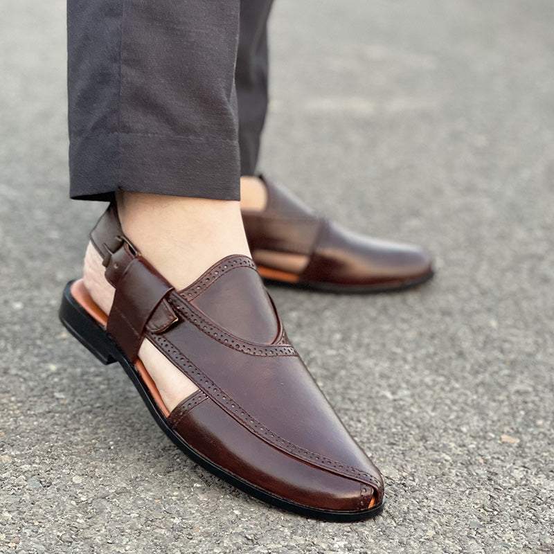 Degora Pure Leather Handmade Kheri/Peshawari Chappal-174