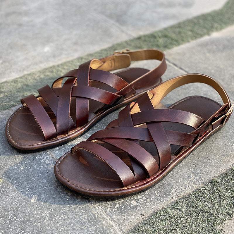 The Slingback Leather Sandal