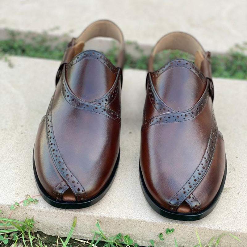 Degora Pure Leather Handmade Kheri/Peshawari Chappal-174