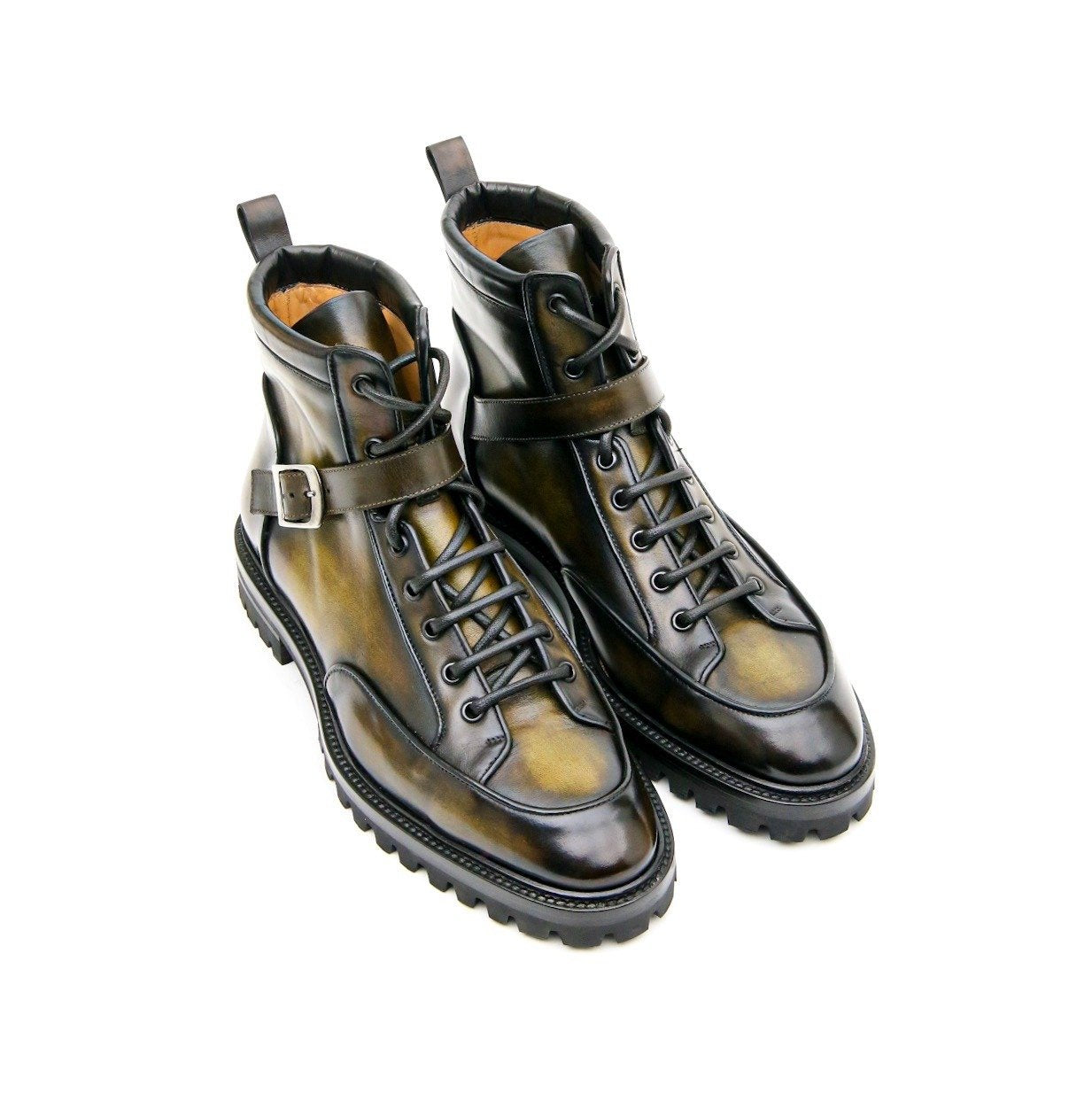 Kubilaï Boots St Moritz Sole, Patinated Version