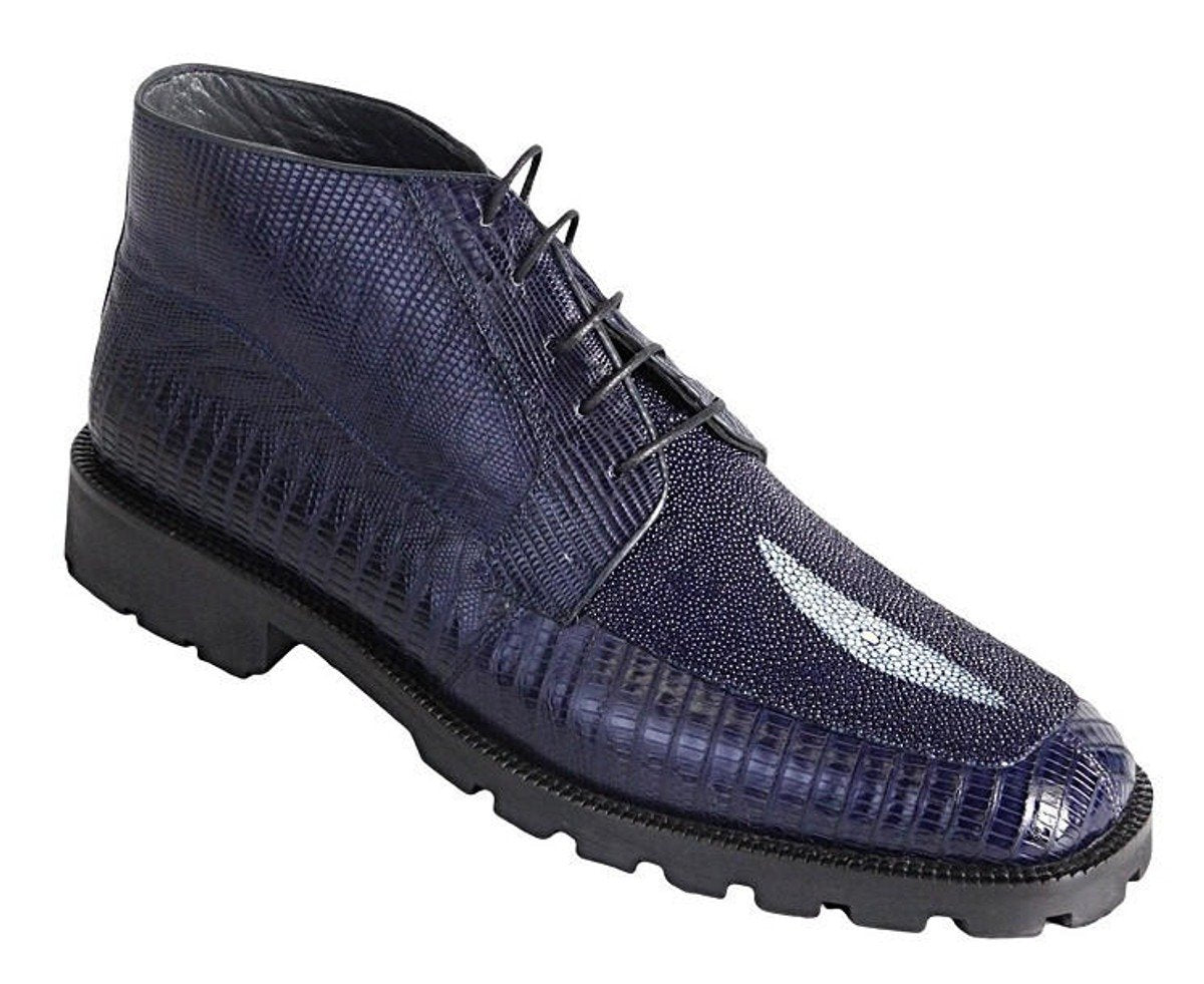 Los Altos Blue Stingray Lizard Chukka Boot