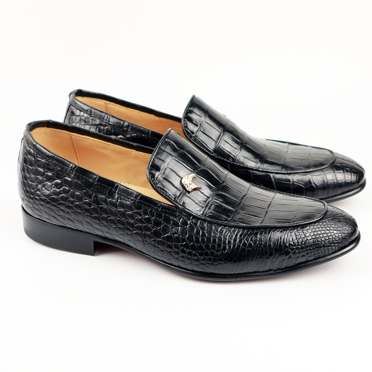 Men's Shoes Genuine Crocodile Alligator Skin Leather Handmade