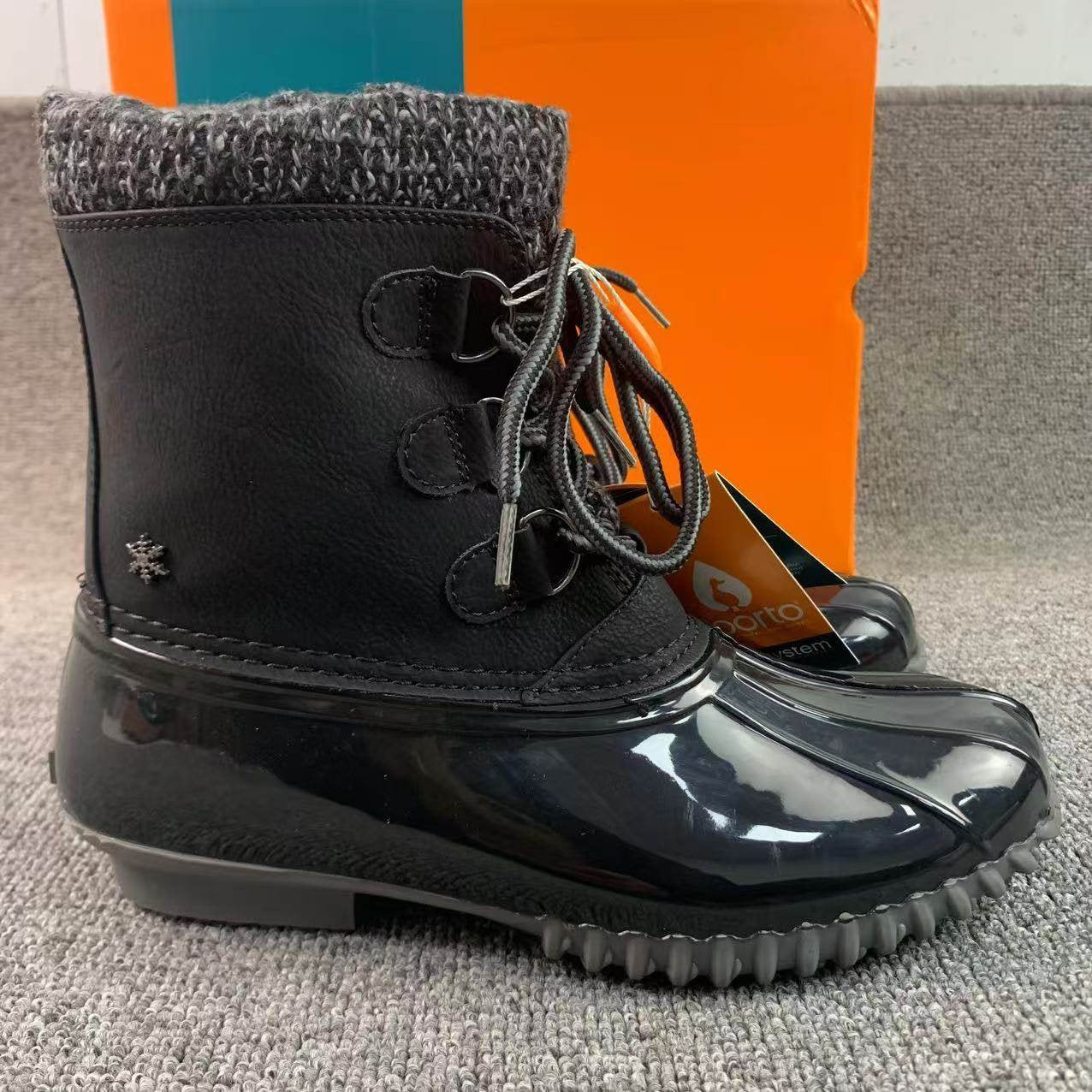 Outdoor Cold Anti-Slip Rain Padded Warm Mid-Calf Snow Boots