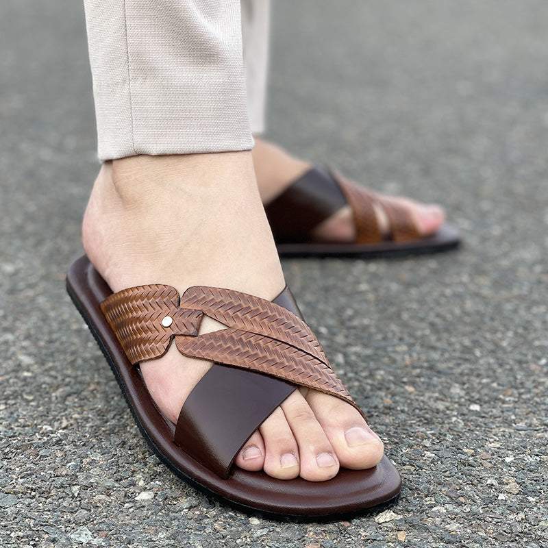 Degora Pure Leather Handmade Chappal Sandals