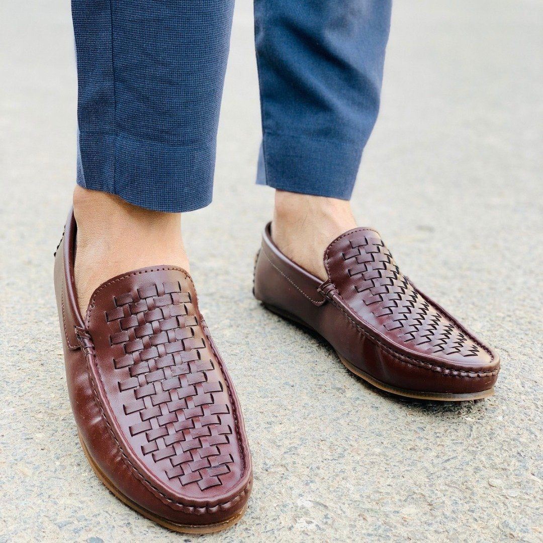 Handmade black loafer 0024
