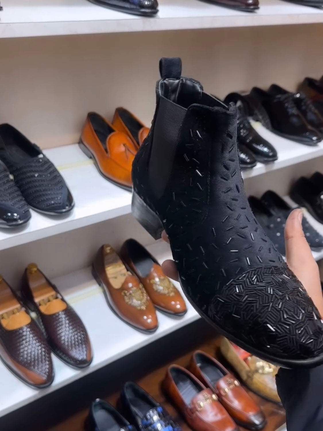 Pure Italian Suede Chelsea Boots