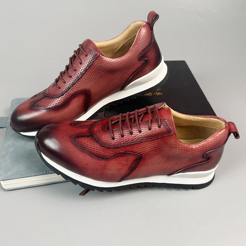 New Leather Retro Fashion Gump Shoes