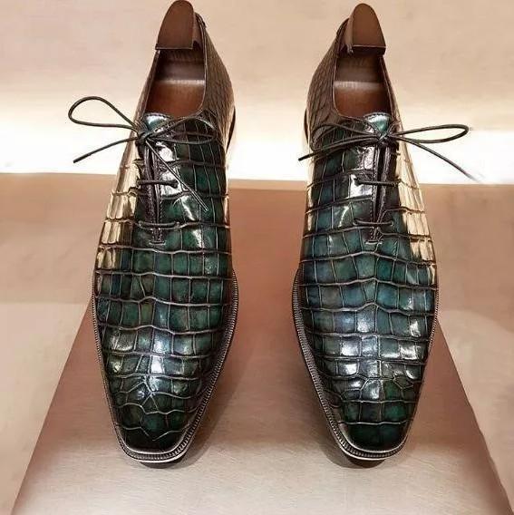 Alligator Leather Dress Shoes Goodyear Welt