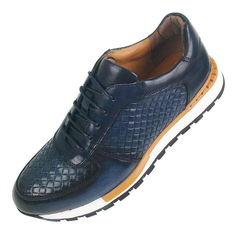 Braided Cowhide Business Shoes