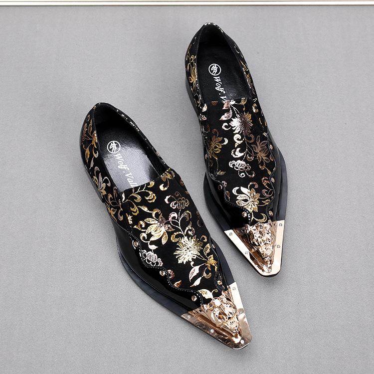 Iron Head Casual Leather Shoes