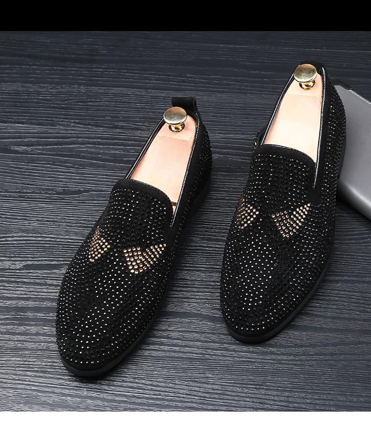 Men's Monster Rhinestone Loafers