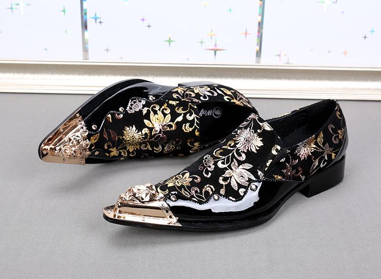 Iron Head Casual Leather Shoes