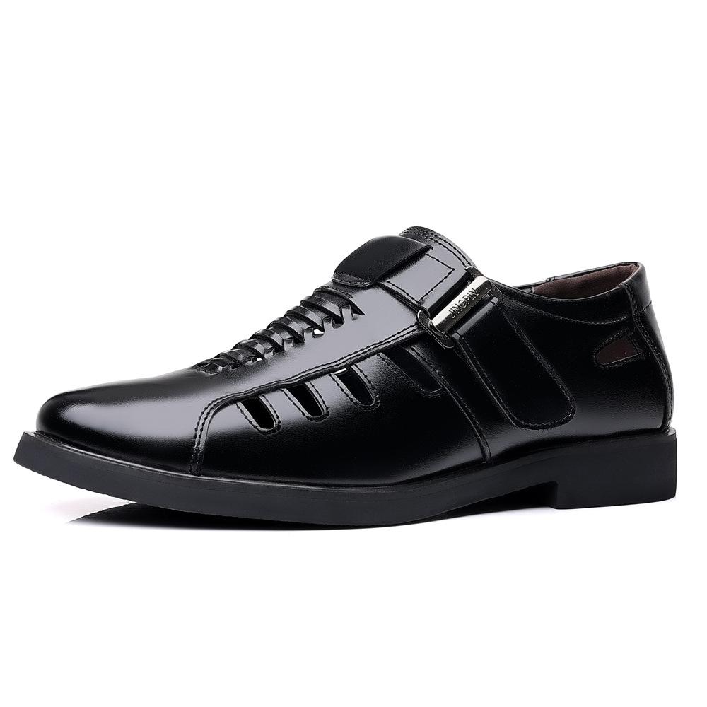 Casual Business Hollowed Out Leather Shoes