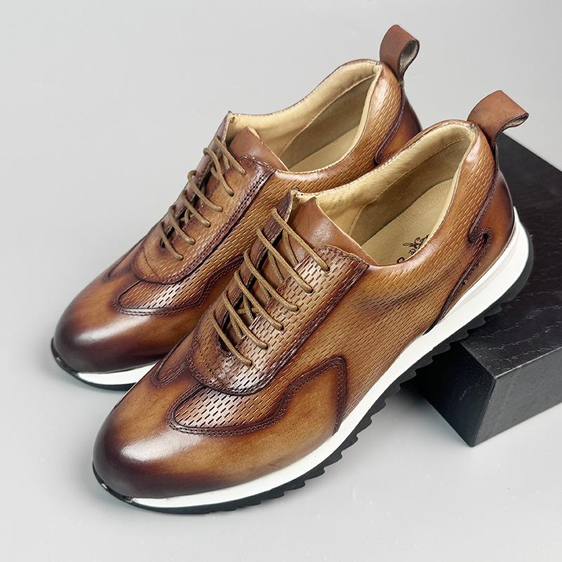 New Leather Retro Fashion Gump Shoes